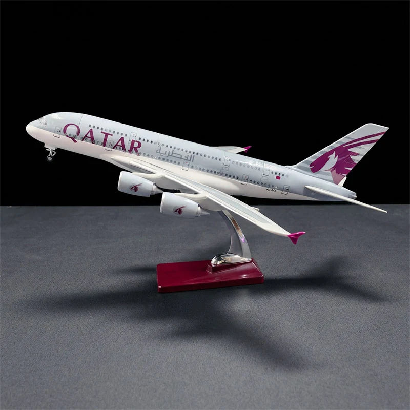 Qatar Airways Airbus A380 1:160 Scale