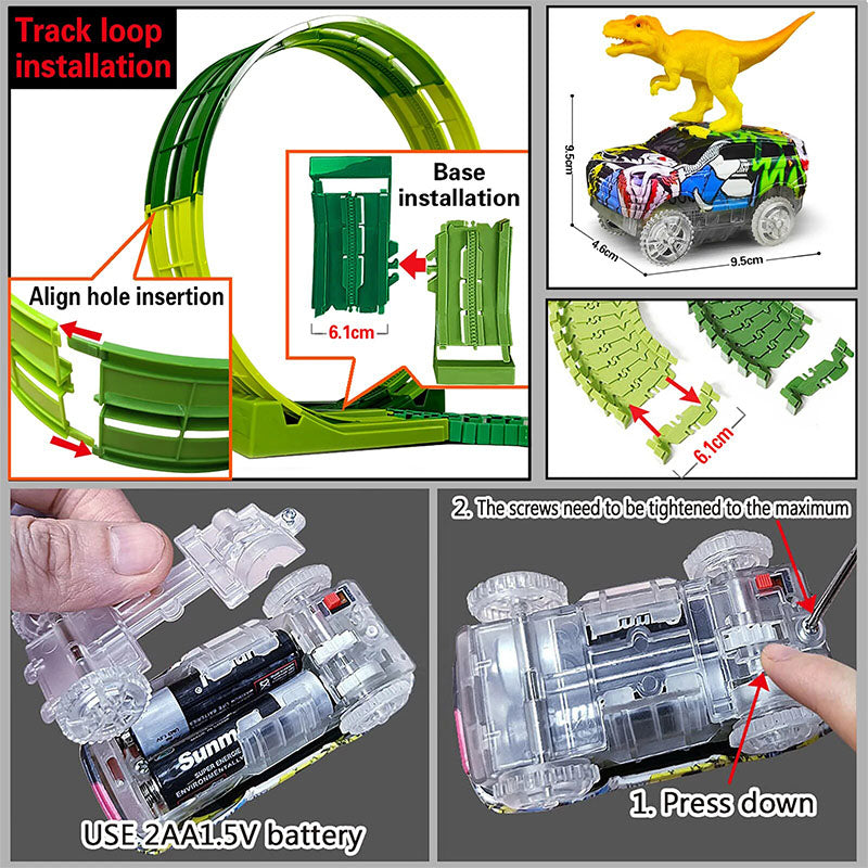 Magic Climbing electric dinosaur car Dinosaur Toys