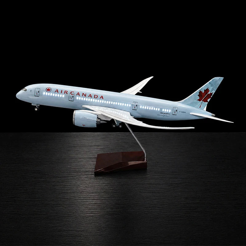 large scale Air Canada 787-8 Dreamliner model plane detailed aircraft display model