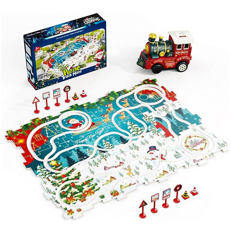 Puzzle Track Car Play Set