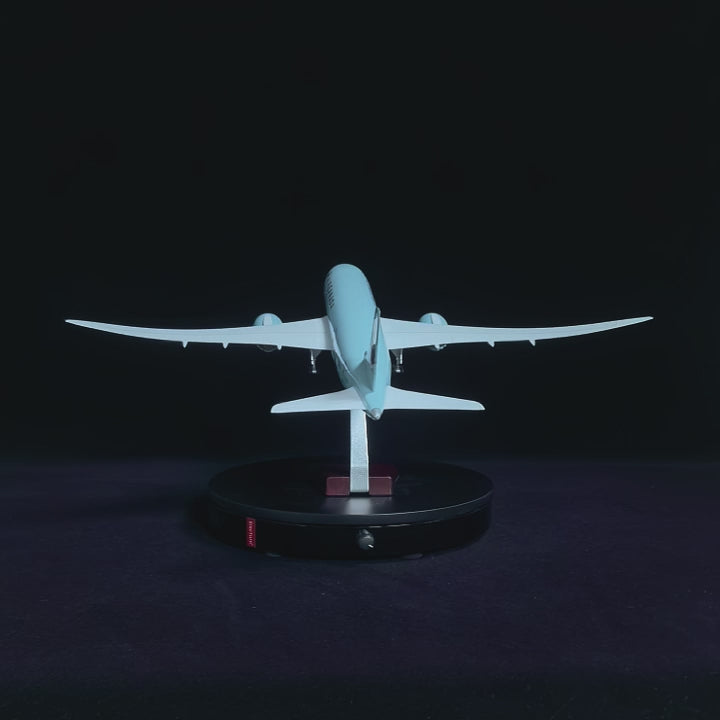Load video: large scale Air Canada 787-8 Dreamliner model plane detailed aircraft display model