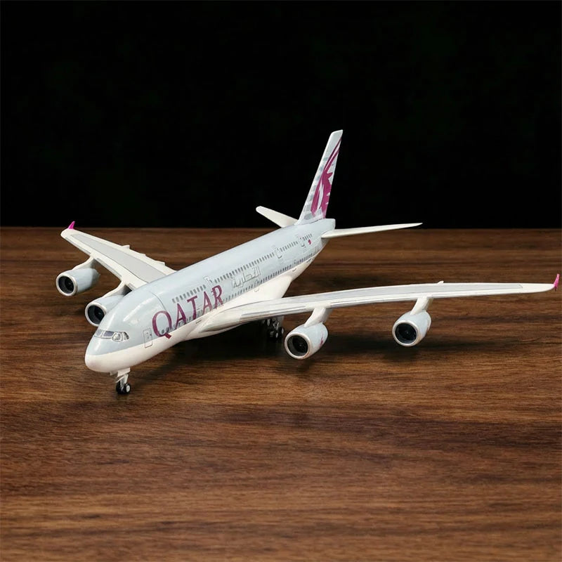 Qatar Airways Airbus A380 1:160 Scale