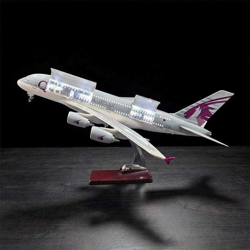 Qatar Airways Airbus A380 1:160 Scale
